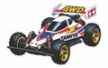 Vector illustration of a Tamiya mini 4WD racing car Royalty Free Stock Photo