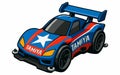 Vector illustration of a Tamiya mini 4WD racing car Royalty Free Stock Photo