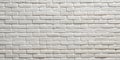 White brick wall may used as background Royalty Free Stock Photo