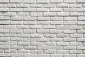 White brick wall may used as background Royalty Free Stock Photo