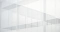 Clean white geometry of modern architectural glass Royalty Free Stock Photo