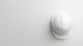 Clean White Hard Hat Mockup TopDown Perspective for Construction Safety and Industrial Design Projects Royalty Free Stock Photo