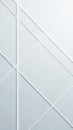 Clean White and Light Gray Geometric Pattern with Intersecting Lines and Subtle Shadows Creating a Modern Minimalist Background Royalty Free Stock Photo