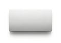 Clean white rectangular object casting subtle shadow transparent background Royalty Free Stock Photo
