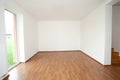 Clean white room interior Royalty Free Stock Photo