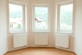 Clean white room interior Royalty Free Stock Photo