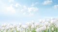 clean white spring background