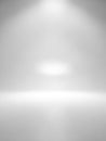 Clean White Studio Background with Soft Spotlight Effect empty Royalty Free Stock Photo