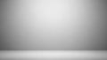 Clean white studio background with subtle spotlight effect Royalty Free Stock Photo