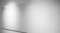 Clean White Wall with Soft Spotlight and Subtle Shadow Effect background minimalist Royalty Free Stock Photo