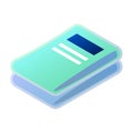 Cleaned laundry clothes icon, isometric style