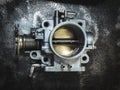 Cleaned the throttle plate Royalty Free Stock Photo