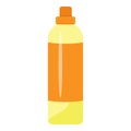 Cleaner bottle icon cartoon vector. Wash services