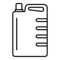 Cleaner canister icon, outline style