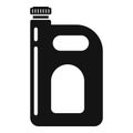 Cleaner canister icon, simple style