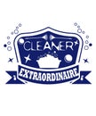 Cleaner extraordinaire cleaning illustration