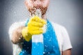 Cleaner Man Royalty Free Stock Photo
