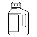 Cleaner protect bottle icon, outline style