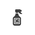 Cleaner spray bottle vector icon Royalty Free Stock Photo