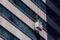 High-Rise Window Cleaners in Singapore Royalty Free Stock Photo