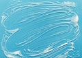 Detergent foam on glass background Royalty Free Stock Photo