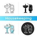 Cleaning bathroom icon