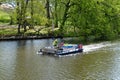 Cleaning boat