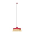 Cleaning broom isolated symbol cartoon