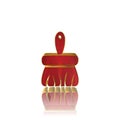 Cleaning brush,icon,sign,best 3D illustration
