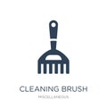 cleaning brush icon in trendy design style. cleaning brush icon isolated on white background. cleaning brush vector icon simple Royalty Free Stock Photo