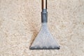 Cleaning carpet by washing hoover Royalty Free Stock Photo