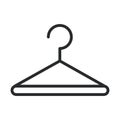 Cleaning, clothes hanger laundry domestic hygiene line style icon