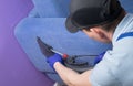 The cleaning company is engaged in cleaning of the apartment and upholstered furniture, full cleaning, a vacuum cleaner with wet