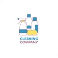 Cleaning company logo