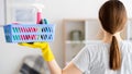 cleaning day housewife work home chores Royalty Free Stock Photo