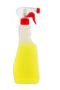 Cleaning detergent or degreaser in plastic bottle isolated on white background Royalty Free Stock Photo