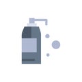 Cleaning, Detergent, Product  Flat Color Icon. Vector icon banner Template Royalty Free Stock Photo