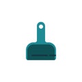 Cleaning dustpan flat icon