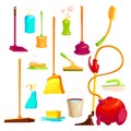 Cleaning Elements Set Royalty Free Stock Photo