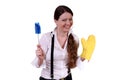 Cleaning in the house Royalty Free Stock Photo