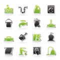 Cleaning and hygiene icons Royalty Free Stock Photo