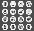 cleaning icon set Royalty Free Stock Photo