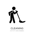 cleaning icon in trendy design style. cleaning icon isolated on white background. cleaning vector icon simple and modern flat Royalty Free Stock Photo