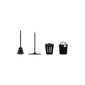 Cleaning icon vector icon template