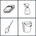 Cleaning Icons Set