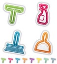 Cleaning Items Royalty Free Stock Photo