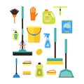 Cleaning Kit. Vector Royalty Free Stock Photo