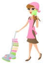 Cleaning Lady Royalty Free Stock Photo