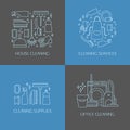 Cleaning logo elements.