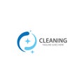 Cleaning logo and symbol Royalty Free Stock Photo